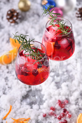 Christmas Cranberry Margarita