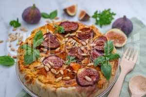 Feigen Quiche