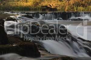 Waterfalls on the Dobra River in Croatia