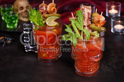 Caesar or Bloody Mary cocktail