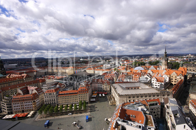 Blick von der Frauenkirche auf die Altstadt