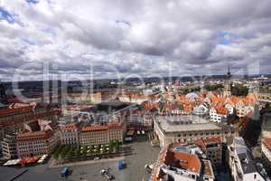 Blick von der Frauenkirche auf die Altstadt