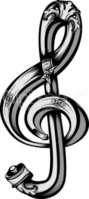 Decorative music symbol
