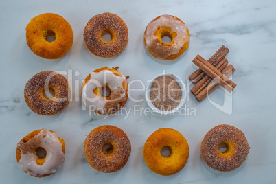 Kürbis Donuts