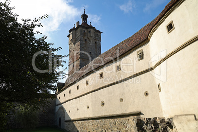 Towers and walls of the medieval city