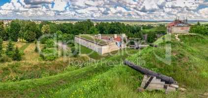 Solid walls of the Zolochiv Castle in Ukraine