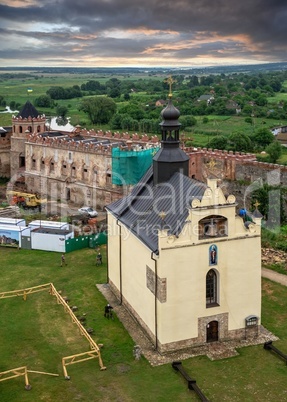 St. Nicholas church in Medzhybish fortress, Ukraine