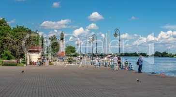 Dniester river embankment in Kherson, Ukraine