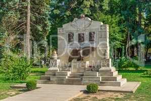 Monument in Cathedral Park in Chisinau, Moldova