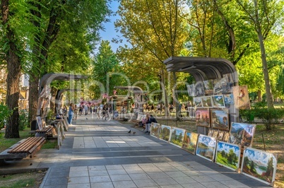 Cathedral Park in Chisinau, Moldova