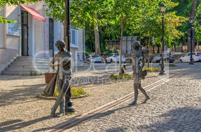 Sculpture of Lovers in Kishinyov, Moldova