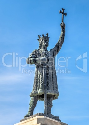 Monument to Stefan cel Mare in Chisinau, Moldova