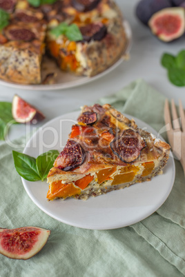 Kürbis Quiche