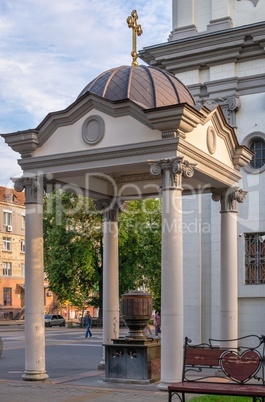 Cathedral in Ternopil, Ukraine