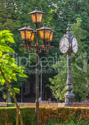 Taras Shevchenko Boulevard in Ternopil, Ukraine