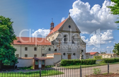 Capuchin monastery in the village of Olesko, Ukraine