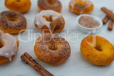 Kürbis Donuts