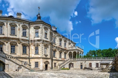 Pidhirtsi Castle in Lviv region of Ukraine