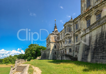 Pidhirtsi Castle in Lviv region of Ukraine