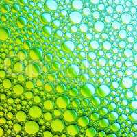 Фон зеленых пузырей