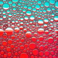 Colored bubbles texture