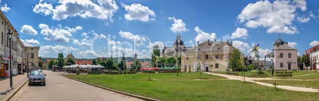 Vicheva square in Zhovkva, Ukraine