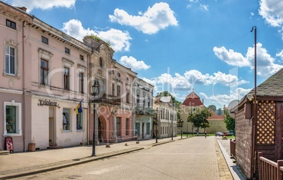 Vicheva square in Zhovkva, Ukraine