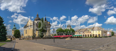 Vicheva square in Zhovkva, Ukraine