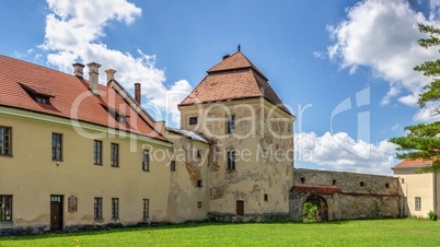 Zhovkva Castle in Lviv region of Ukraine