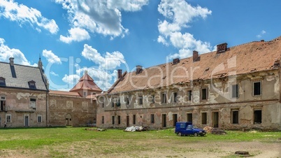 Zhovkva Castle in Lviv region of Ukraine