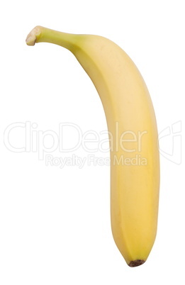 Yellow Banana Isolated