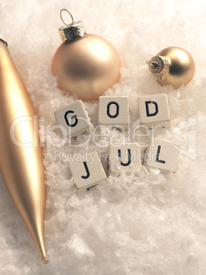 God Jul, Scandinavian Merry Christmas