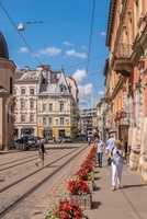 Cathedral Square in Lviv, Ukraine