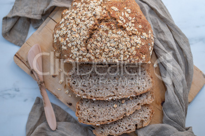 Topfbrot, no knead bread