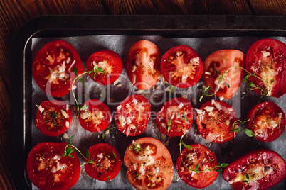 Preparation of Sun-dried Tomatoes.