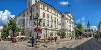 Town hall in Lviv, Ukraine