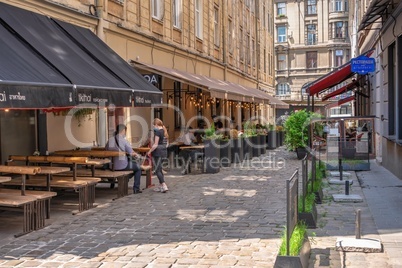 The old town in Lviv, Ukraine