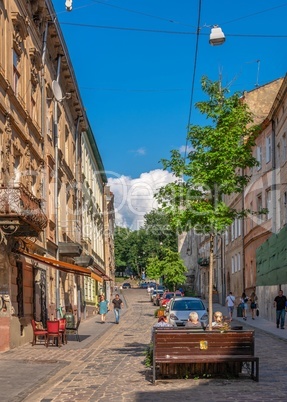 The old town in Lviv, Ukraine