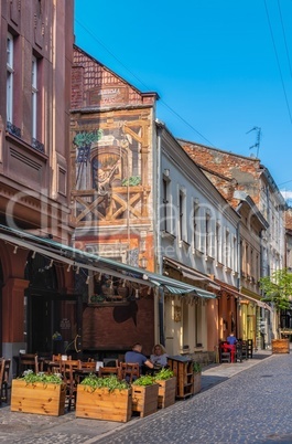 The old town in Lviv, Ukraine