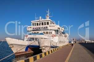 Winter time in Odessa Passenger Port, Ukraine