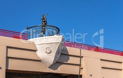 Winter time in Odessa Passenger Port, Ukraine