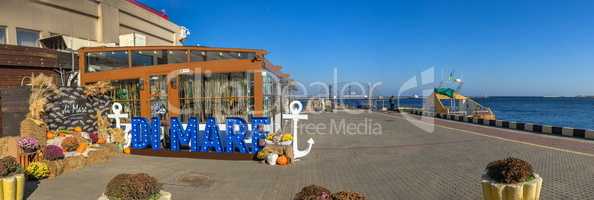 Winter time in Odessa Passenger Port, Ukraine