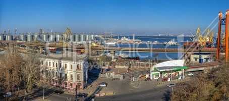 Winter time in Odessa Passenger Port, Ukraine