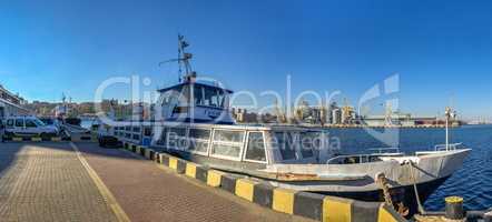 Winter time in Odessa Passenger Port, Ukraine