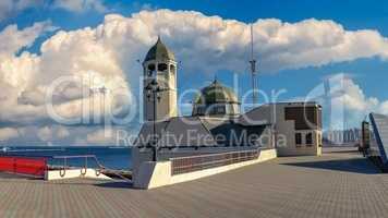 Winter time in Odessa Passenger Port, Ukraine