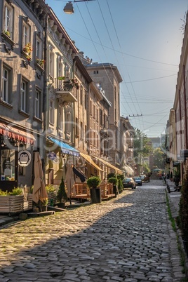 The old town in Lviv, Ukraine