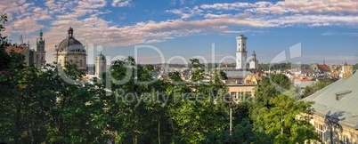 The old town in Lviv, Ukraine