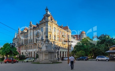 The old town in Lviv, Ukraine