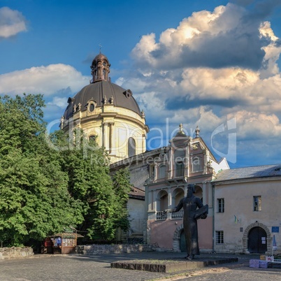 The old town in Lviv, Ukraine