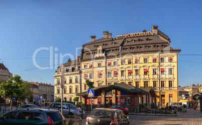 The old town in Lviv, Ukraine